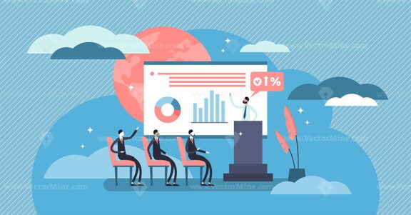 Conference vector illustration