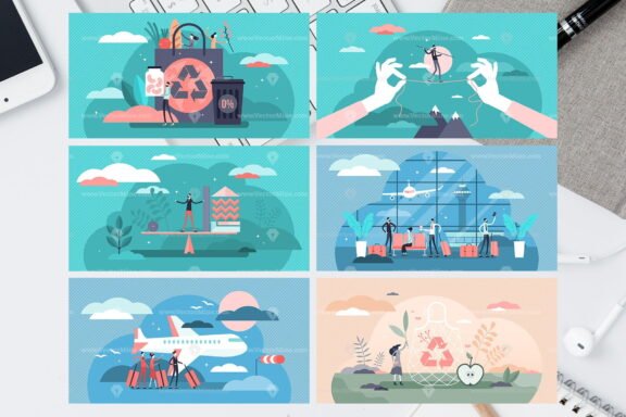 72 Environment Vector Illustrations Bundle - Image 17
