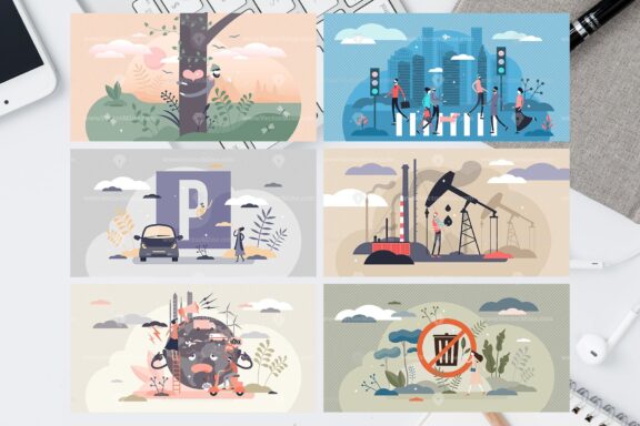 72 Environment Vector Illustrations Bundle - Image 9