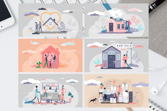 63 Parenting Life Vector Illustrations Bundle - Image 13