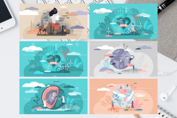 72 Environment Vector Illustrations Bundle - Image 13