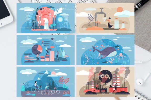72 Environment Vector Illustrations Bundle - Image 14