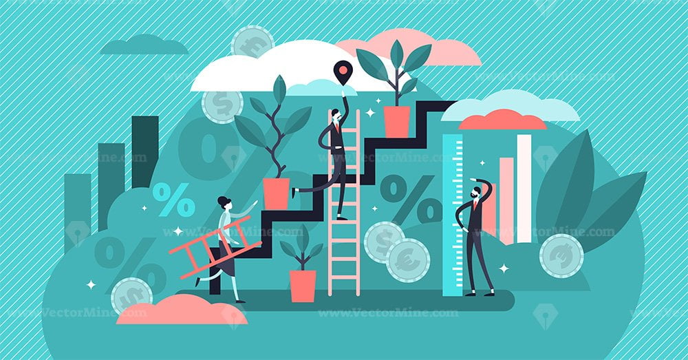 Growth vector illustration – VectorMine
