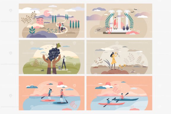 18 Holidays and Travel v2 Concepts Bundle - Image 2