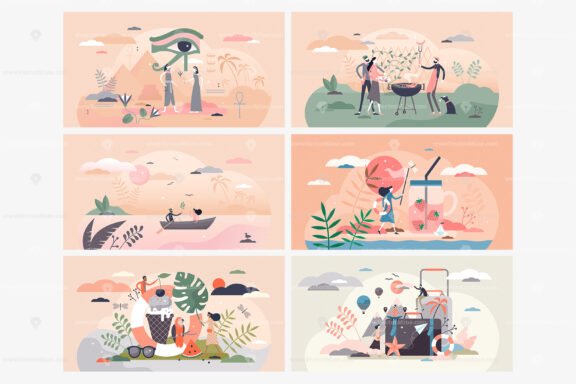 18 Holidays and Travel v2 Concepts Bundle - Image 3