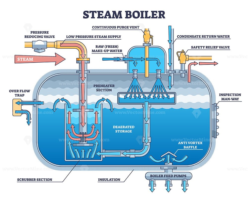 Boiler steam heat фото 17