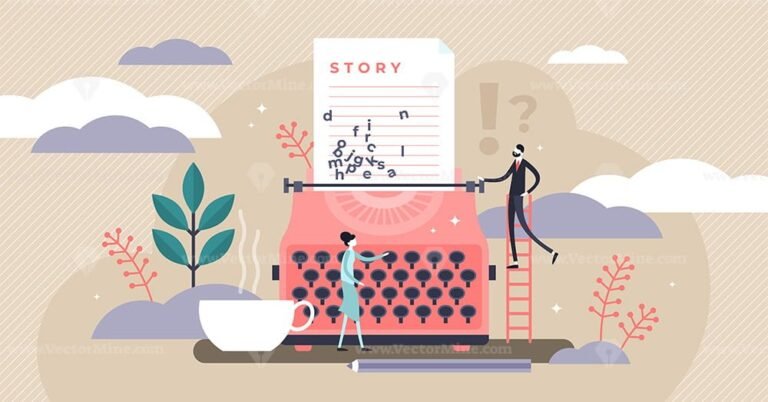 Story vector illustration