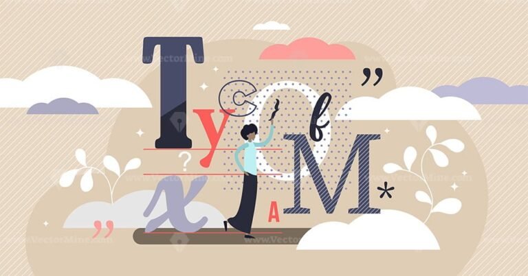 Typography vector illustration