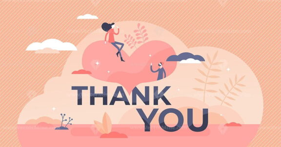 Thank you vector illustration