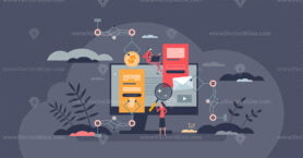Accounting automation with efficient financial software tiny person concept