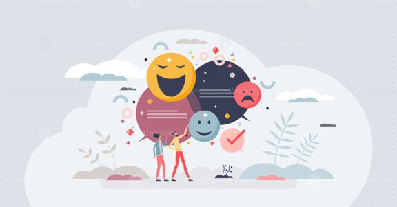 Sentiment analysis and written text emotion recognition tiny person concept